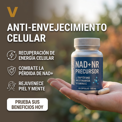 NAD+ NR Precursor – Suplemento Antiedad Natural
