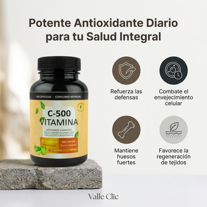 Vitamina C 500 – Defensas Fuertes Cada Día