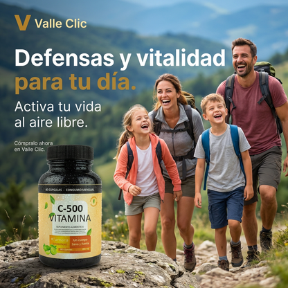 Vitamina C 500 – Defensas Fuertes Cada Día