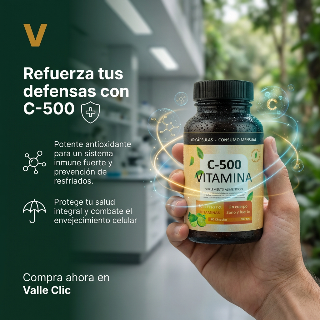Vitamina C 500 – Defensas Fuertes Cada Día