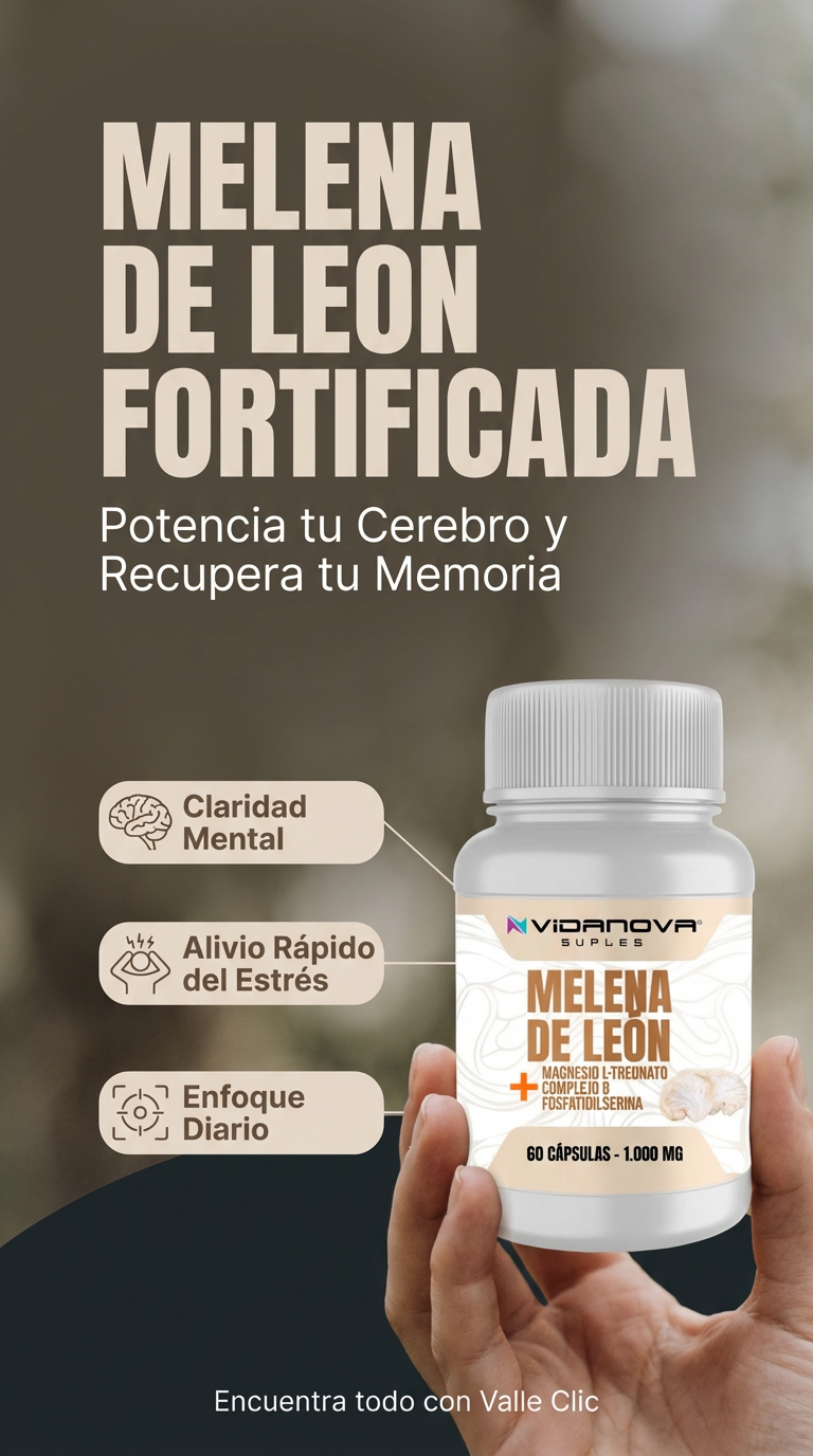 MELENA DE LEON FORTIFICADA Potencia tu Cerebro y Recupera tu Memoria