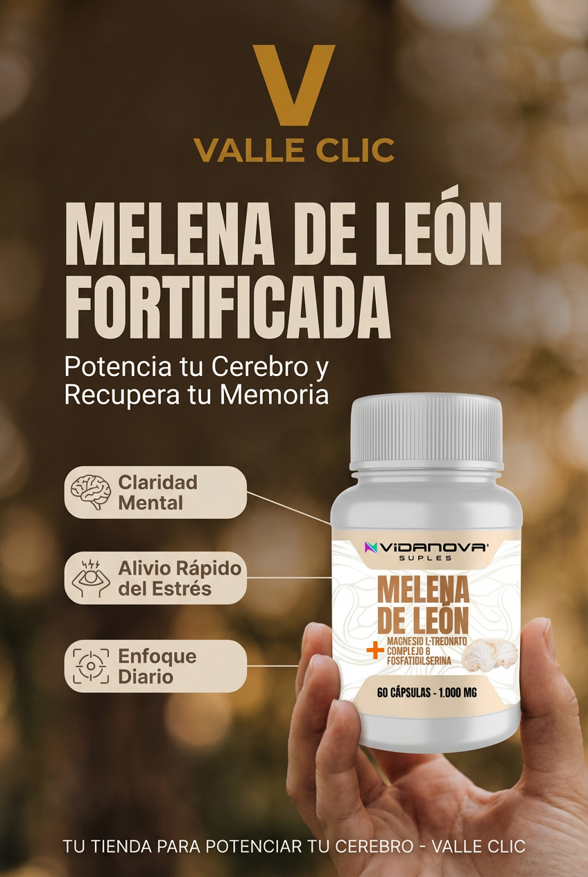 MELENA DE LEON FORTIFICADA Potencia tu Cerebro y Recupera tu Memoria