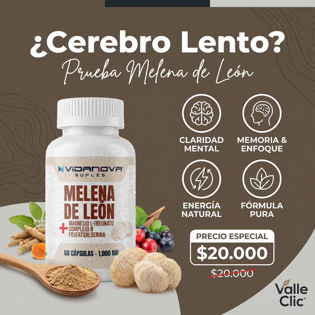 MELENA DE LEON FORTIFICADA Potencia tu Cerebro y Recupera tu Memoria
