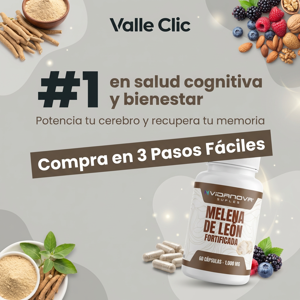 MELENA DE LEON FORTIFICADA Potencia tu Cerebro y Recupera tu Memoria