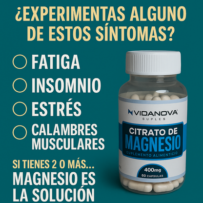 Citrato de Magnesio – Fórmula completa para energía, huesos, corazón y mente