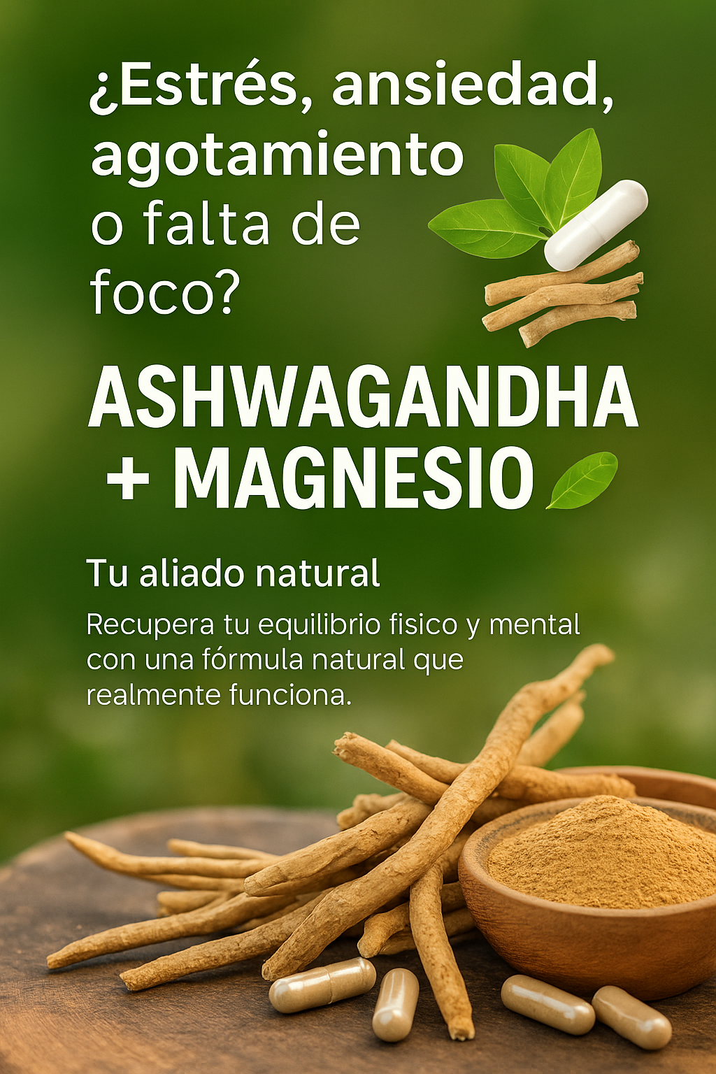 Ashwagandha adiós al estrés