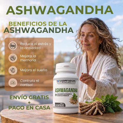 Ashwagandha adiós al estrés