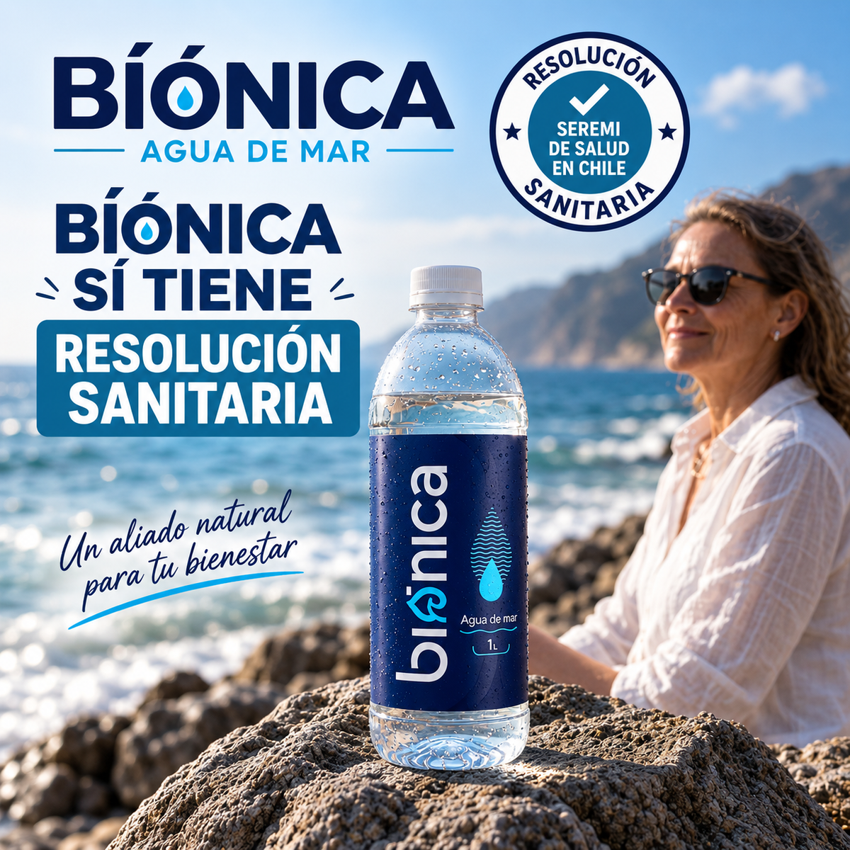 AGUA DE MAR HIPERTÓNICA 1 LITRO