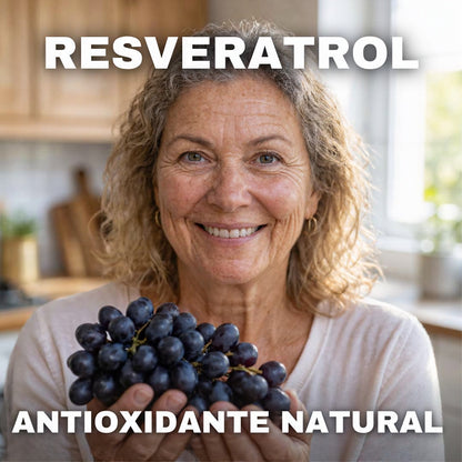NAD+ RESVERATROL Antioxidante Natural