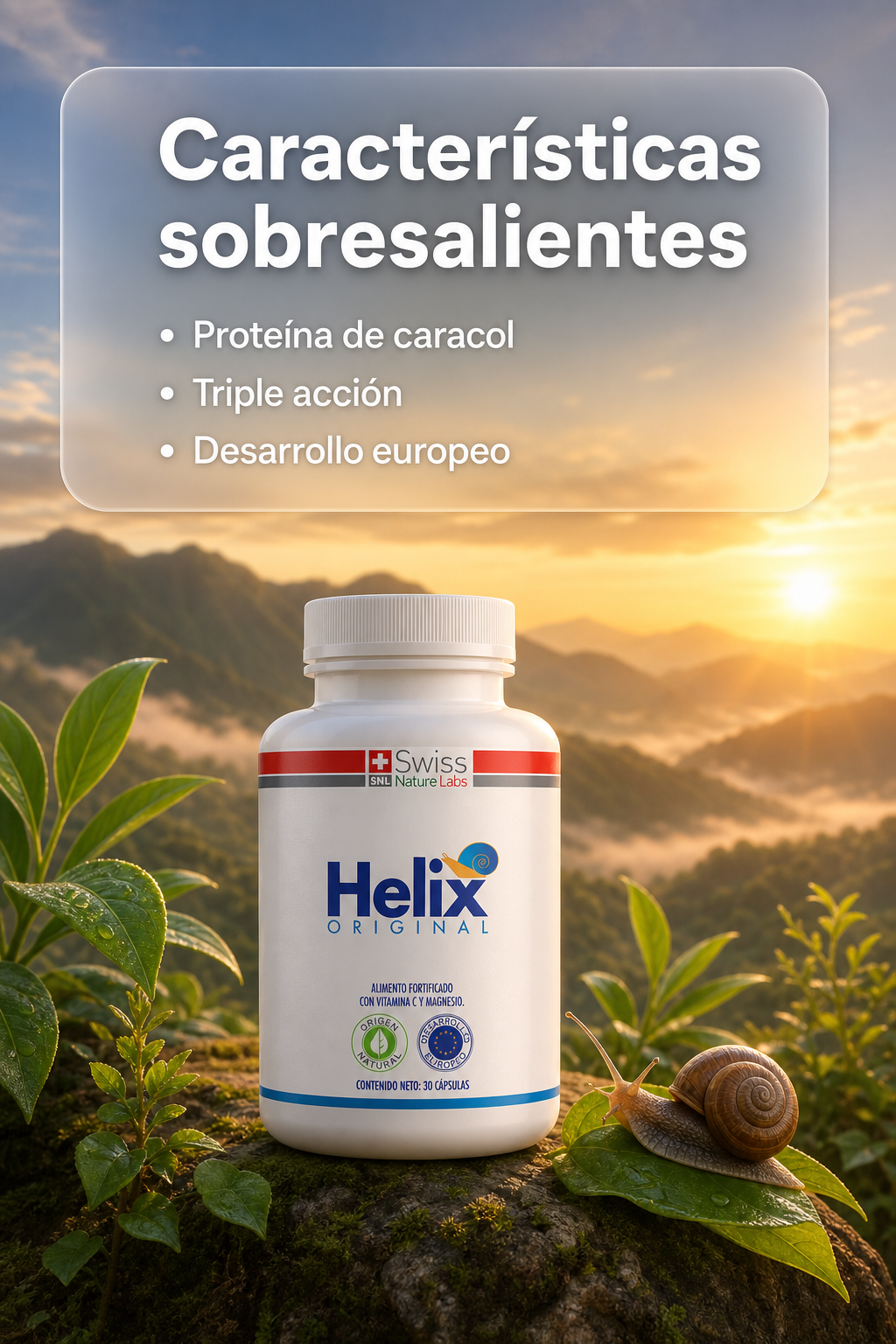 Features — Helix Original Proteína de Caracol