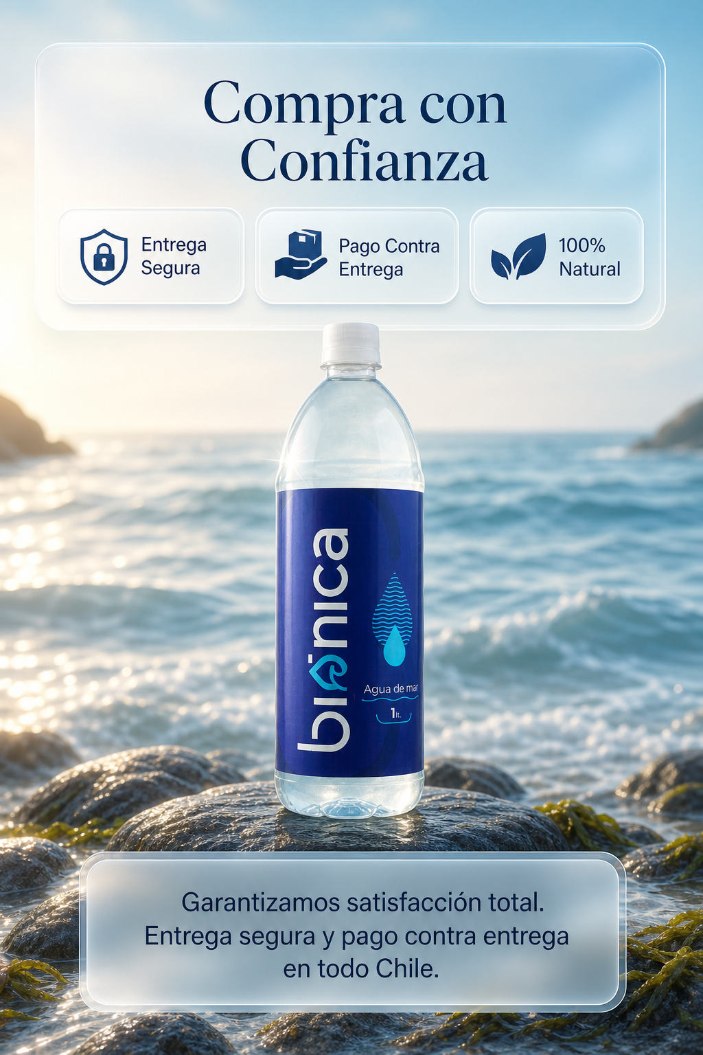 Guarantee — AGUA DE MAR HIPERTÓNICA 1 LITRO BIÓNICA