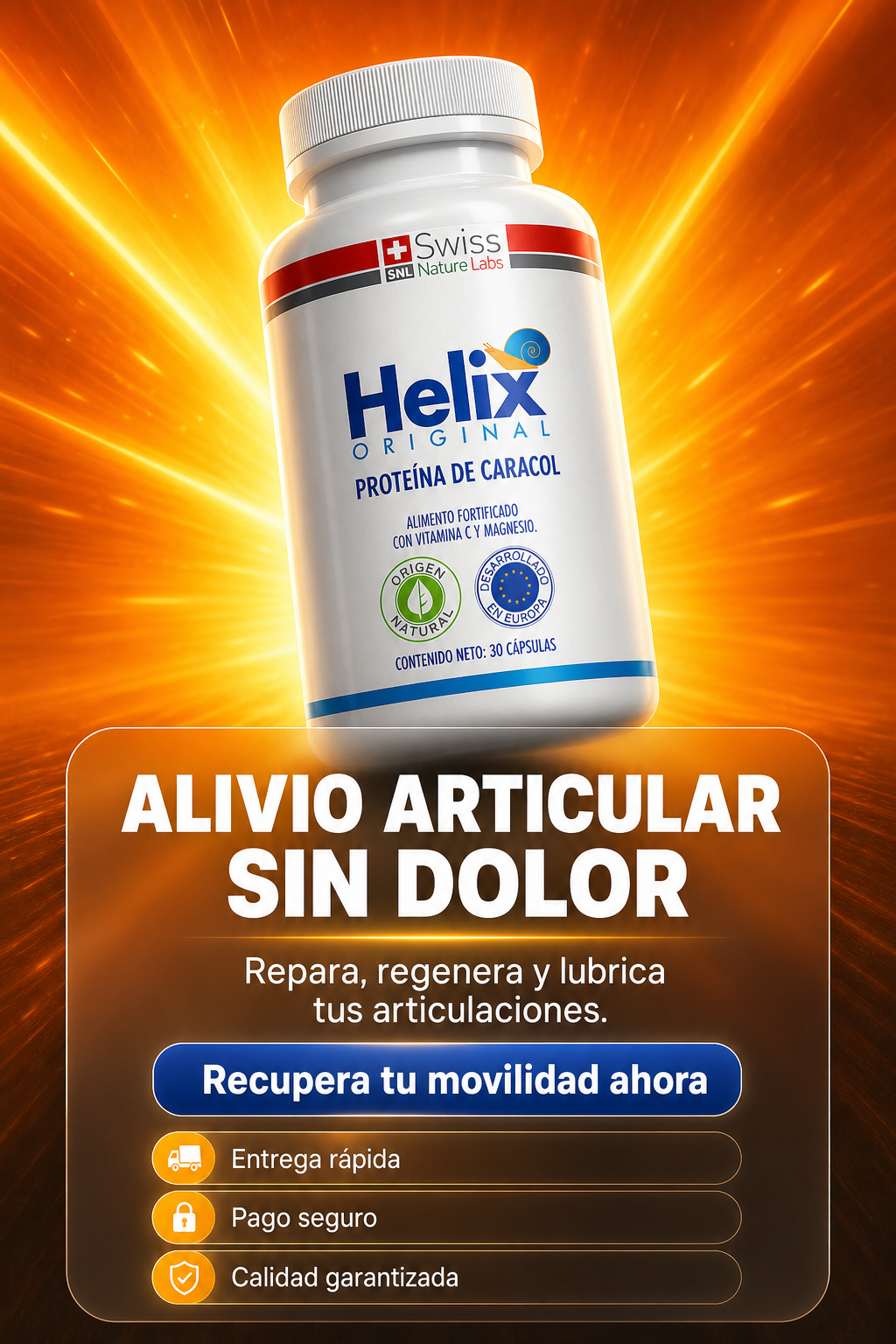 Hero — Helix Original Proteína de Caracol