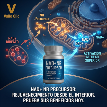 NAD+ NR Precursor – Suplemento Antiedad Natural