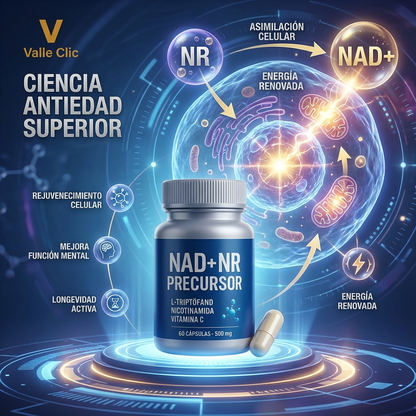 NAD+ NR Precursor – Suplemento Antiedad Natural