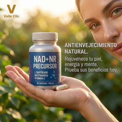 NAD+ NR Precursor – Suplemento Antiedad Natural