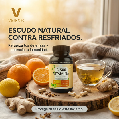 Vitamina C 500 – Defensas Fuertes Cada Día