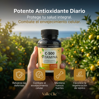 Vitamina C 500 – Defensas Fuertes Cada Día