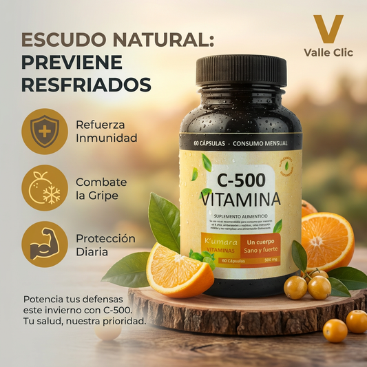 Vitamina C 500 – Defensas Fuertes Cada Día