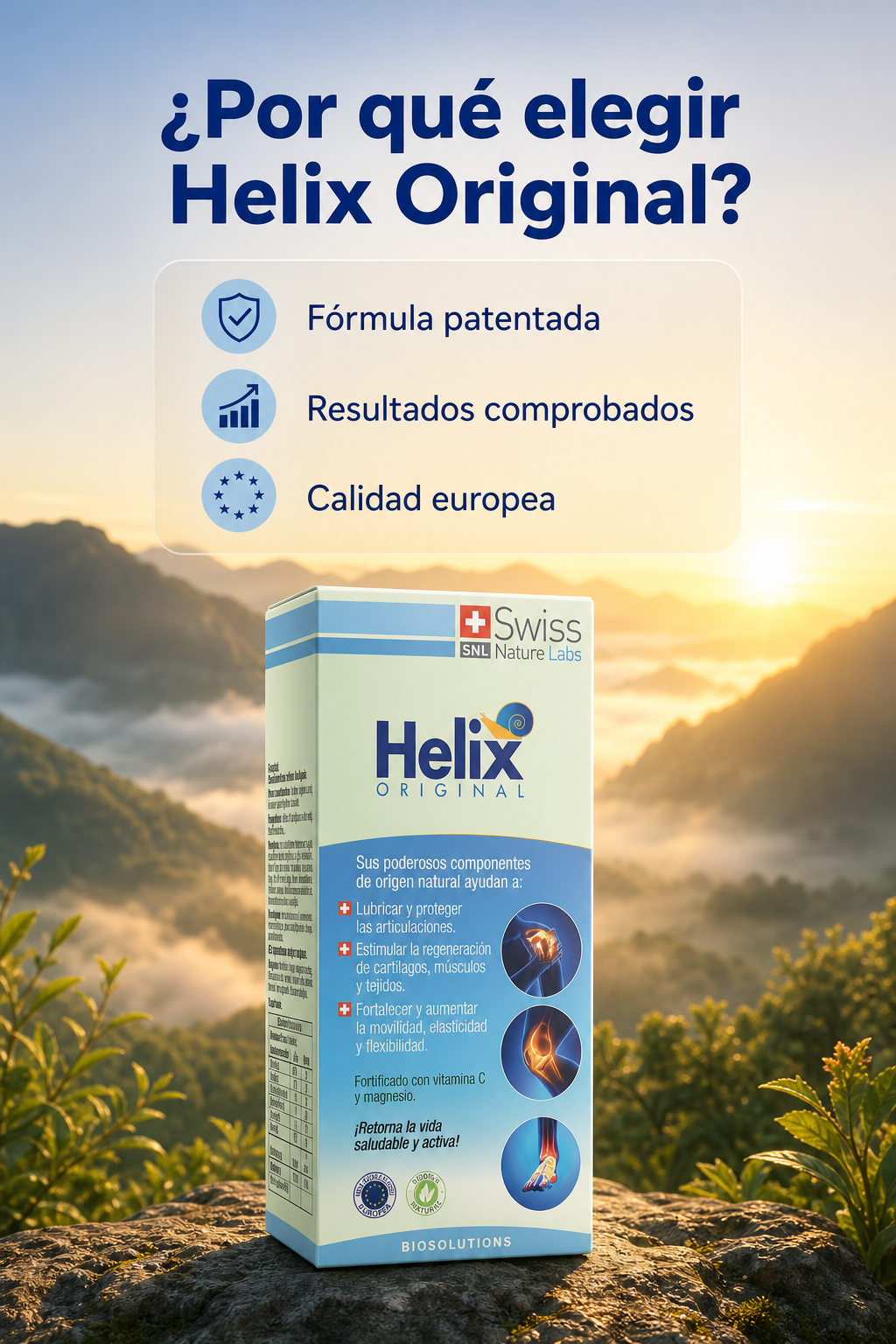 Why Choose — Helix Original Proteína de Caracol